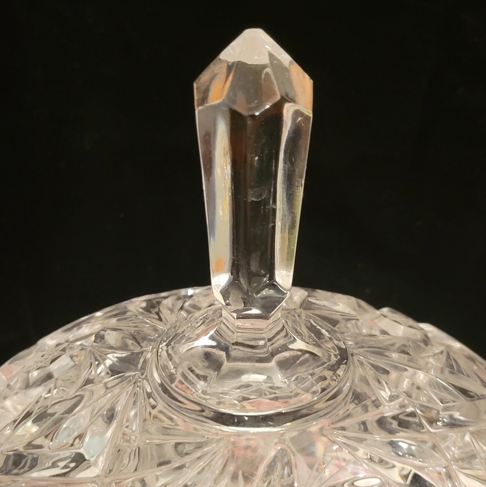 Brilliant Cut Glass Candy Dish - Picture 3 of 5